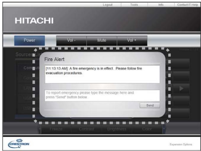 HITACHI CP-X2514WN - Alerte - 1