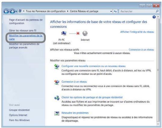 HITACHI CP-X2514WN - Configuration d'une connexion sans fil à un réseau local (LAN) - 1
