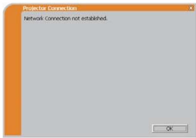 HITACHI CP-X3011N - Erreur de connexion - 1