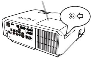 HITACHI CP-X3011N - Remplacer la lampe - 1
