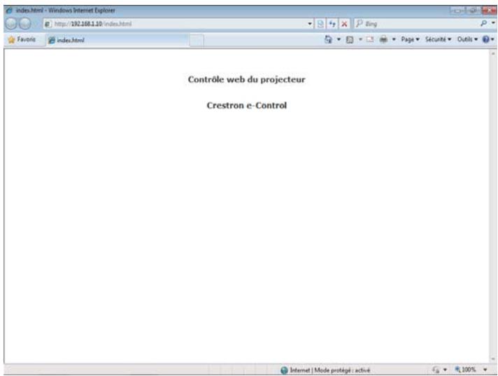 HITACHI CP-X3014WN - REMARQUE • Il est nécessaire d'avoir Internet Explorer® 6.0 ou supérieur. - 1