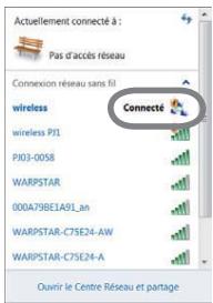 HITACHI CP-X3014WN - Réglage de connexion réseau manuel - LAN sans fil - (suite) - 3