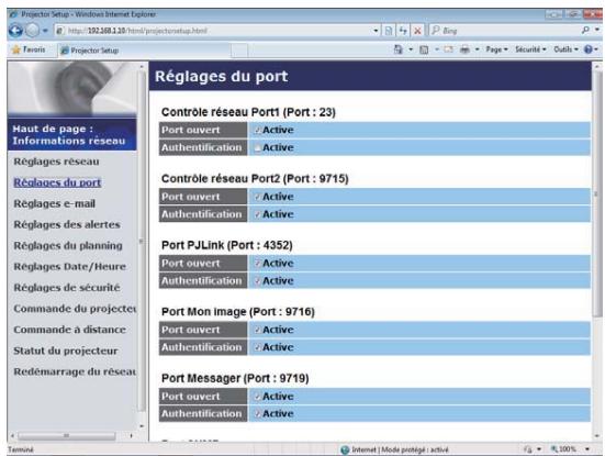 HITACHI CP-X3014WN - Paramètres commande et contrôle (22) - 1
