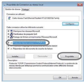 HITACHI CP-X3014WN - Réglage de connexion réseau manuel - LAN cable - (suite) - 2