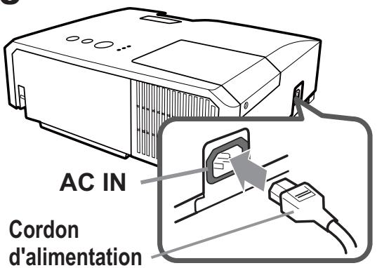 HITACHI CP-X3014WN - Connector l'alimentation électrique - 1