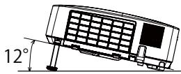 HITACHI CP-X3020 - Régler l'élevateur du projecteur - 1