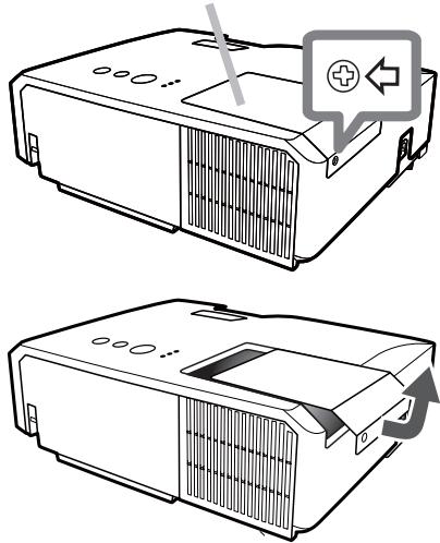 HITACHI CP-X4014WN - Si vous remplacez la lampe vous-même, réalisez la procédure suivante. - 1