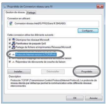 HITACHI CP-X4014WN - Configuration d'une connexion sans fil à un réseau local (LAN) - 3
