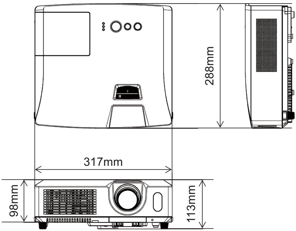 HITACHI CP-X4014WN - F-4 - 4