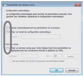 HITACHI CP-X4014WN - Paramètres “Options Internet” - 3