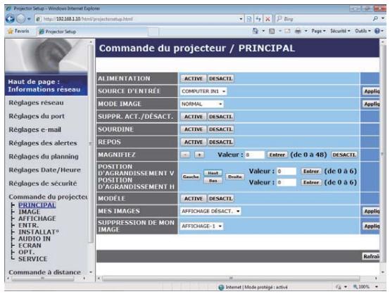 HITACHI CP-X4014WN - Commande du projecteur - 1