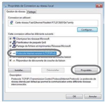 HITACHI CP-X4014WN - Réglage de connexion réseau manuel - LAN cable - (suite) - 2