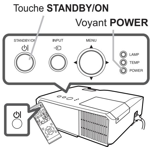HITACHI CP-X4014WN - Mise sous tension - 1