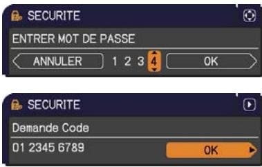 HITACHI CP-X4014WN - Si vous avez oublié votre mot de passer - 1