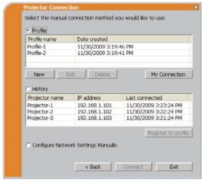 HITACHI CP-X4021N - Configuration manuelle - 1