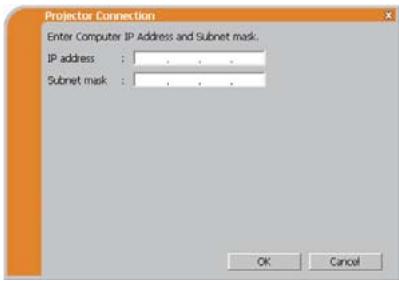 HITACHI CP-X4021N - Configuration manuelle des paramètres réseau (suite) - 2