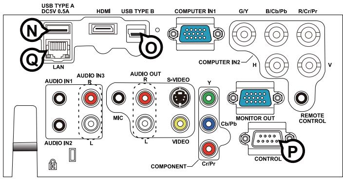 HITACHI CP-X4021N - AUDIO OUT (R, L) - 1