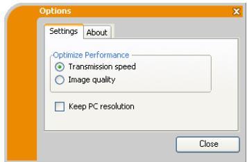 HITACHI CP-X4021N - Fenêtre Options - 1