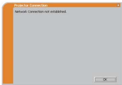HITACHI CP-X4021N - Erreur de connexion - 1