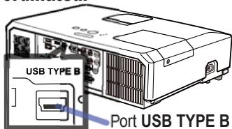 HITACHI CP-X4021N - Utiliser la télécommande en tant que souris et clavier d'ordinateur - 1