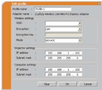 HITACHI CP-X4021N - Editor des données Profil - 2