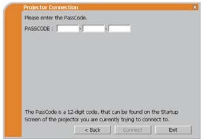 HITACHI CP-X4021N - Tapez le Passcode - 1
