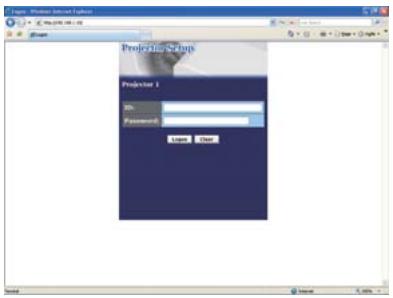 HITACHI CP-X467 - Ouverture de session - 1