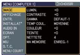 HITACHI CP-X467 - Menu IMAGE - 1