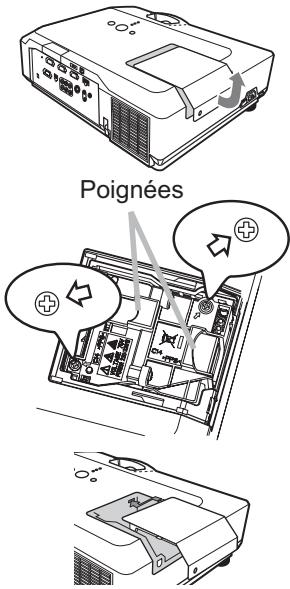 HITACHI CP-X467 - Si vous remplacez la lampe vous-même, réalisez la procédure suivante. - 1