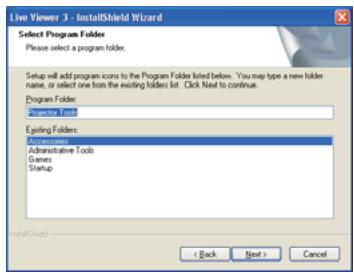 HITACHI CP-X467 - Installer "Live Viewer 3" (suite) - 1