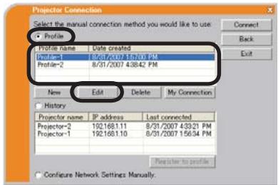HITACHI CP-X467 - Editor des données Profil - 1