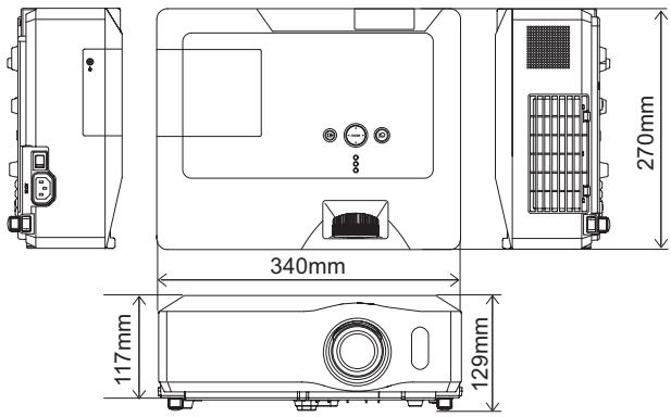 HITACHI CP-X467 - \section*{Caracteristiques techniques} - 2