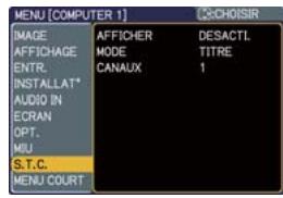 HITACHI CP-X467 - Menu S.T.C. - 1
