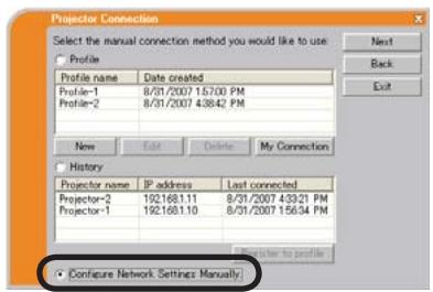 HITACHI CP-X467 - Configurer manuellement - 1