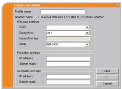 HITACHI CP-X467 - Creer des données Profil - 2