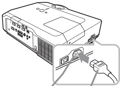 HITACHI CP-X467 - Connector l'alimentation électrique - 1