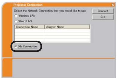 HITACHI CP-X467 - Selectionner Ma Connexion - 1