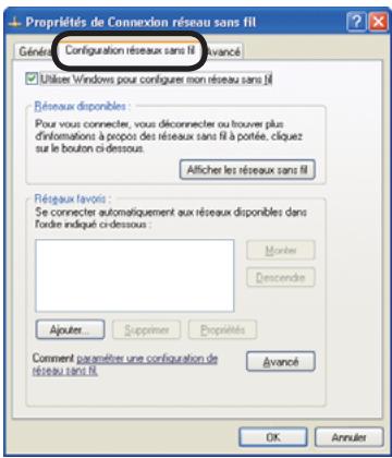 HITACHI CP-X467 - Réglage de connexion réseau manuel - LAN sans fil - (suite) - 1
