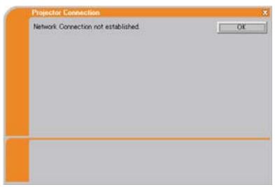HITACHI CP-X467 - Erreur de connexion - 1