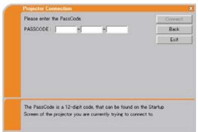 HITACHI CP-X467 - Tapez le Passcode - 1