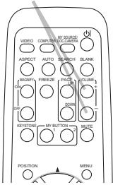 HITACHI CP-X467 - Régler le volume - 1