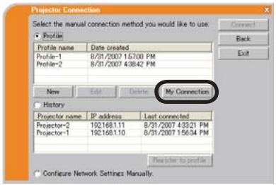 HITACHI CP-X467 - Enregister Ma Connexion - 1