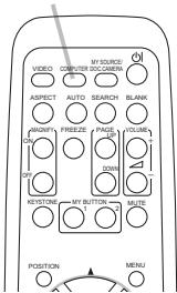 HITACHI CPWX8 - Selectionner un signal d'entrée (suite) - 1