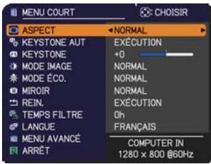 HITACHI CPWX8 - MENU COURT - 1