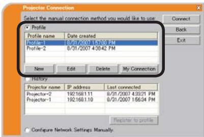 HITACHI CPX4 - Connexion du Profil - 1