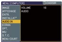HITACHI CPX4 - Menu AUDIO IN - 1