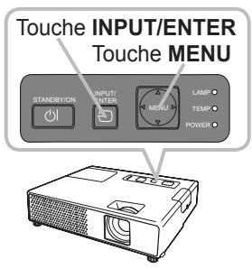 HITACHI CPX4 - Utilisation de la fonction de menu - 1