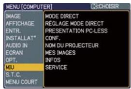 HITACHI CPX4 - Menu MIU - 1