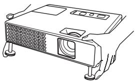 HITACHI CPX4 - Réglage de l'élevateur du projecteur - 4