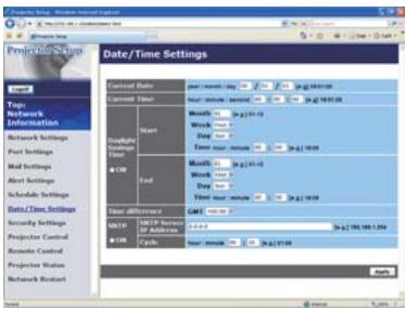HITACHI CPX4 - Date/Time Settings (Paramètres Date/Heure) - 1
